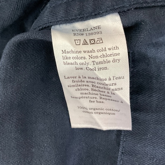 EVERLANE The Organic Cotton Herringbone Jacket NWT - Picture 10 of 12